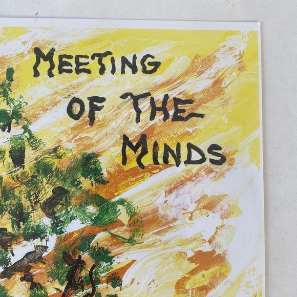 Meeting Of The Minds Poster by Larry Stevens NIPackage - Picture 3 of 5